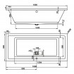 Ванна акрилова Vagnerplast Cavallo 180x80 см (VPBA180CAV2X-01)