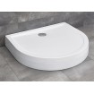 Душовий піддон напівкруглий Radaway Delos P 100x90x15 см, білий (4Z19150-03N)