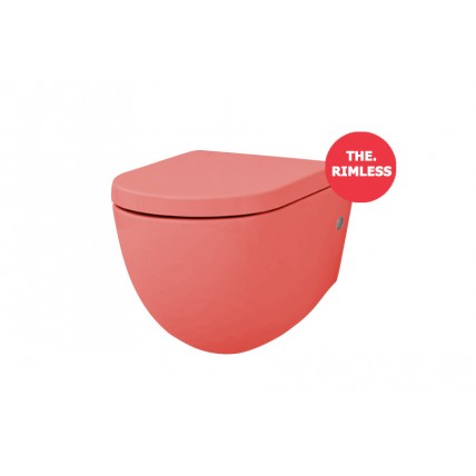 Підвісний унітаз ArtCeram File 2.0 THE.RIMLESS, red colar (FLV0041400)