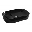 Умивальник на стільницю ArtCeram Ghost 65, glossy black (GHL0020300)