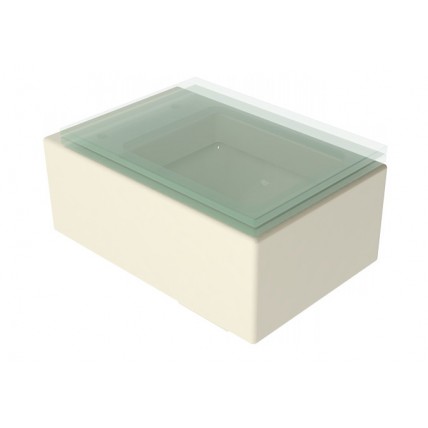 Підвісний унітаз GSG GLASS 53 см glossy Pergamon (GLWC01013)