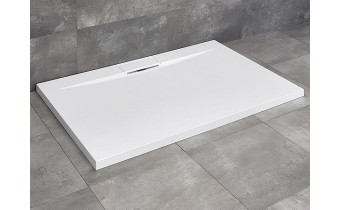 Душовий піддон прямокутний, камяний Radaway Giaros D 140х90x4 см, білий (MKGD1490-03)