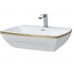 Підвісний умивальник ArtCeram Jazz, gold stripes (JZL0050111)