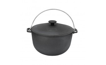 Казан чугунний Winco з кришкою, 8 л (DD-20)