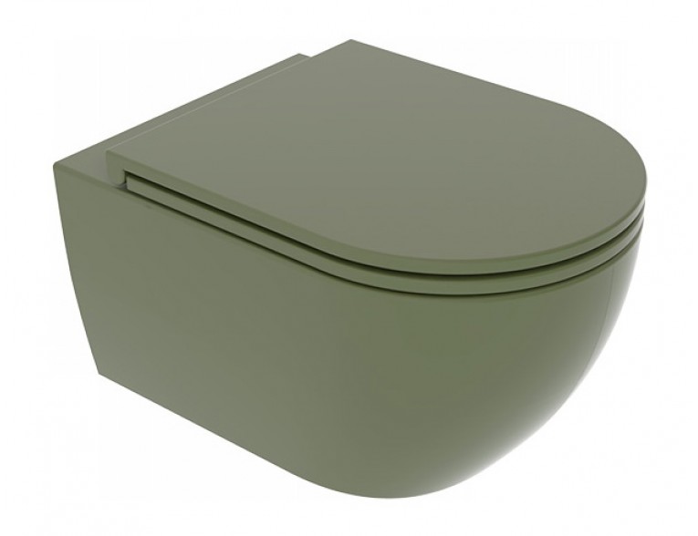 Підвісний унітаз GSG LIKE 52,5 см Smart Clean Olive (LKWCSO026)