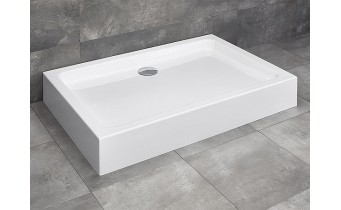 Душовий піддон прямокутний Radaway Laros D Compact 120x90x17 см, білий (SLD91217-01)