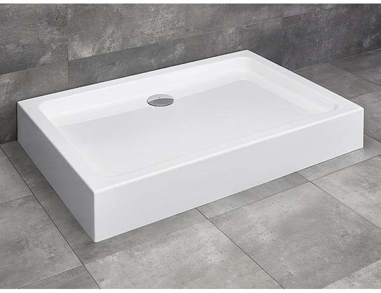 Душовий піддон прямокутний Radaway Laros D Compact 120x90x17 см, білий (SLD91217-01)
