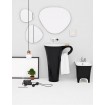 Підлоговий умивальник ArtCeram Oneshot cup, black white (OSL0040150) Підлоговий умивальник ArtCeram Oneshot cup, black white (OSL0040150)
