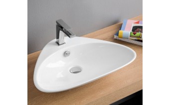 Умивальник на стільницю ArtCeram Plettro, white (PTL0010100)
