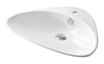 Умивальник на стільницю ArtCeram Plettro, white (PTL0010100) Умивальник на стільницю ArtCeram Plettro, white (PTL0010100)
