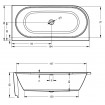 Ванна акрилова Riho Desire Corner LED 180x84 см, L (BD0600500K00133) Ванна акрилова Riho Desire Corner LED 180x84 см, L (BD0600500K00133)