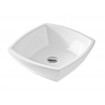 Умивальник на стільницю ArtCeram Fuori corner quadro, white (TFL0110100)