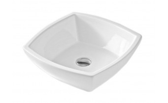 Умивальник на стільницю ArtCeram Fuori corner quadro, white (TFL0110100)