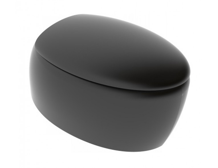 Підвісний унітаз GSG TOUCH 55 см Smart Clean matt Black (TOWCSOSC003)