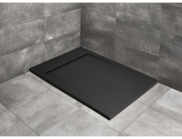 Душовий піддон, камяний Radaway Teos F 210x100 см, чорний (HTF210100-54)
