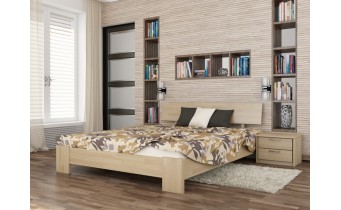 Односпальне ліжко Естелла Титан 120х190 буковий масив (OL-26.2)