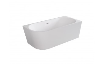 Окремостояча акрилова ванна Besco Zoya 170x80 R з сифоном click / clack, хром (WAS-170-ZP)