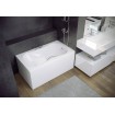 Ванна сидяча акрилова (з місцем для сидіння) Besco Aria Rehab 120x70 см, пряма з сидінням (WAR-120-PA) Ванна сидяча акрилова (з місцем для сидіння) Besco Aria Rehab 120x70 см, пряма з сидінням (WAR-120-PA)