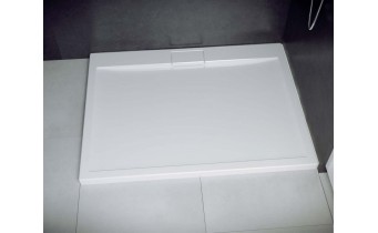 Душовий піддон акриловий, прямокутний Besco Axim Ultraslim 120x80 см (BAX-128-P)