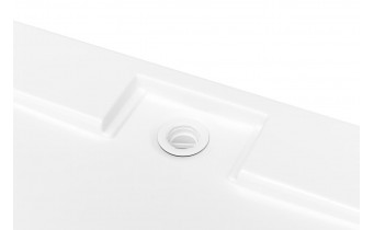 Душовий піддон акриловий, прямокутний Besco Axim Ultraslim 120x80 см (BAX-128-P)