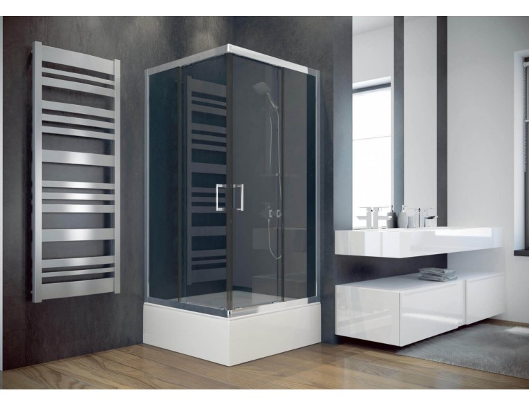 Душова кабіна Besco Modern 80x80x165, графітне скло (MK-80-165-G)
