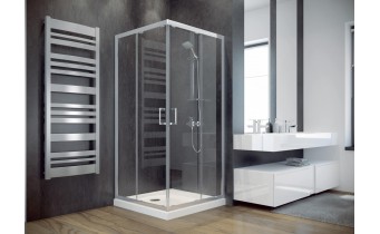 Душова кабіна Besco Modern 80x80x185, прозоре скло (MK-80-185-C)