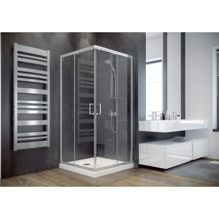 Душова кабіна Besco Modern 80x80x185, прозоре скло (MK-80-185-C)