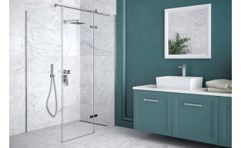Душова кабіна Besco Pixa 100x80x195 R, прозоре скло (PPP-108-195C)
