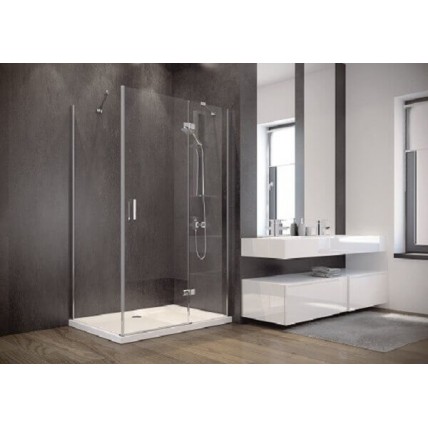 Душова кабіна Besco Viva 120x80x195 R, прозоре скло (VPP-128-195C)