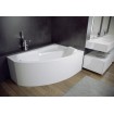 Ванна акрилова Besco Rima 160x100 R, правостороння асиметрична, із заокругленим кутом, кутова (WAR-160-NP)