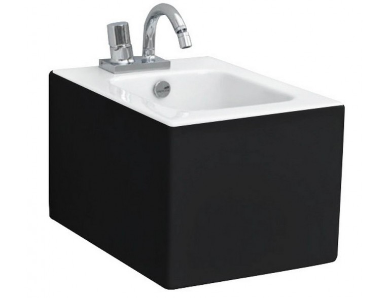 Підвісне біде ArtСeram Block, black white (BKB0010150)