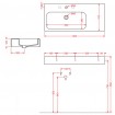 Підвісний умивальник ArtСeram Block, white (BKL0020100)