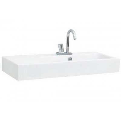 Підвісний умивальник ArtСeram Block, white (BKL0020100) Підвісний умивальник ArtСeram Block, white (BKL0020100)