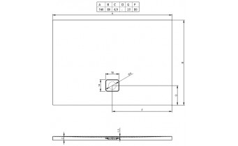 Душовий піддон Riho Basel 410 1600х800, білий (DC20)