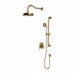 Душова система прихованого монтажу для душу ретро з штангою Omnires Armance, глянцева золота (SYSAM20GL)
