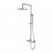 Душова система відкритого монтажу з термостатом для душу Omnires Contour, хром (CT8044CR)