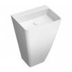 Окремостоячий умивальник Omnires Parma M+ 55x43 см, білий глянцевий (PARMAUWBOBP)