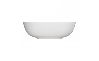 Умивальник на стільницю Omnires Silk M+ 40x35 см, білий глянцевий (SILK400BP)