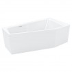 Акрилова ванна Riho Rethink Space Plug & Play 160x75 L, асиметрична з сифоном click / clack + ніжки (BD82005)