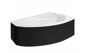 Панель для ванни Besco Avita 160 R/L Black / Чорна,+ кріплення до панелі, екран для ванни (OAV-160-NSC)