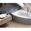 Акрилова ванна Radaway Rineia 160x100 L, асиметрична з ніжками + сифон для ванни Radaway R135L (WA1-31-160x100L)