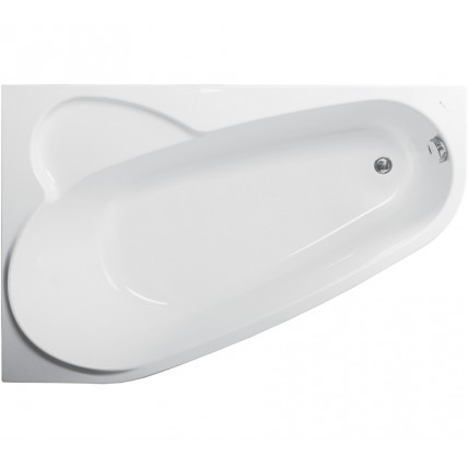 Ванна акрилова Vagnerplast Selena 160x105 см L, Лівостороння (VPBA163SEL3LX-01)
