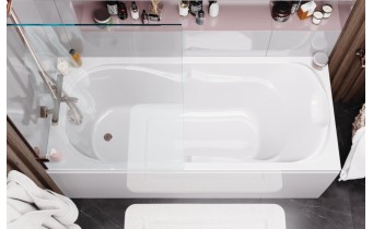 Ванна з підлокітниками акрилова Vagnerplast Charitka 170x75 см (VPBA170CHA2X-04)