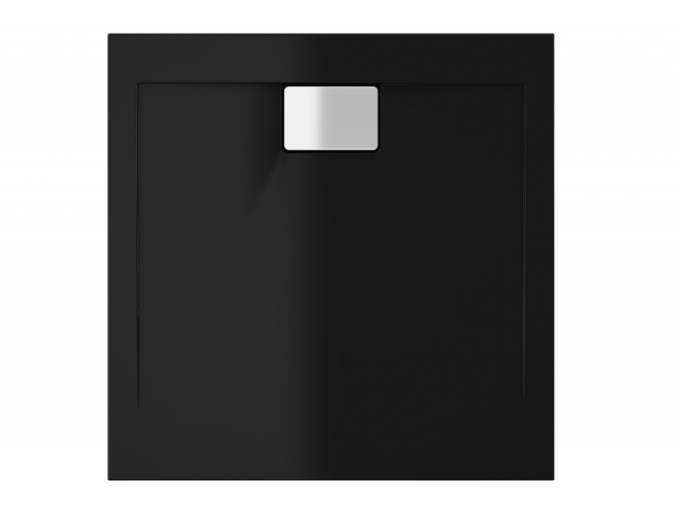 Душовий піддон Polimat Vegar 100x100 чорний (00200)