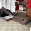Кутовий розкладний диван ВІКОМеблі Denver / Денвер, кут 7, коричневий (Viko-Denver5)