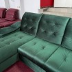 Кутовий диван розкладний ВІКОМеблі Бетті / Betti, зелений, кут 7 (Viko-Betti9)