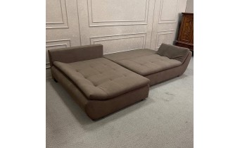 Кутовий розкладний диван ВІКОМеблі Релакс / Relax, кут 7, коричневий (Viko-Relax3)