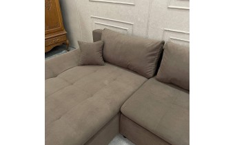 Кутовий розкладний диван ВІКОМеблі Релакс / Relax, кут 7, коричневий (Viko-Relax3)
