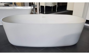 Окремостояча кам'яна ванна Volle Solid Surface 170x80 з сифоном click / clack (12-22-168)