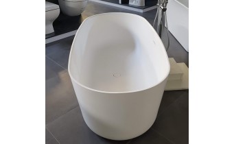Окремостояча кам'яна ванна Volle Solid Surface 170x80 з сифоном click / clack (12-22-168)